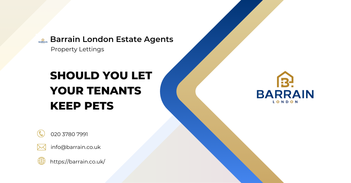 Should You Let Your Tenants Keep Pets Pros and Cons for Landlords - Barrain London Estate Agents