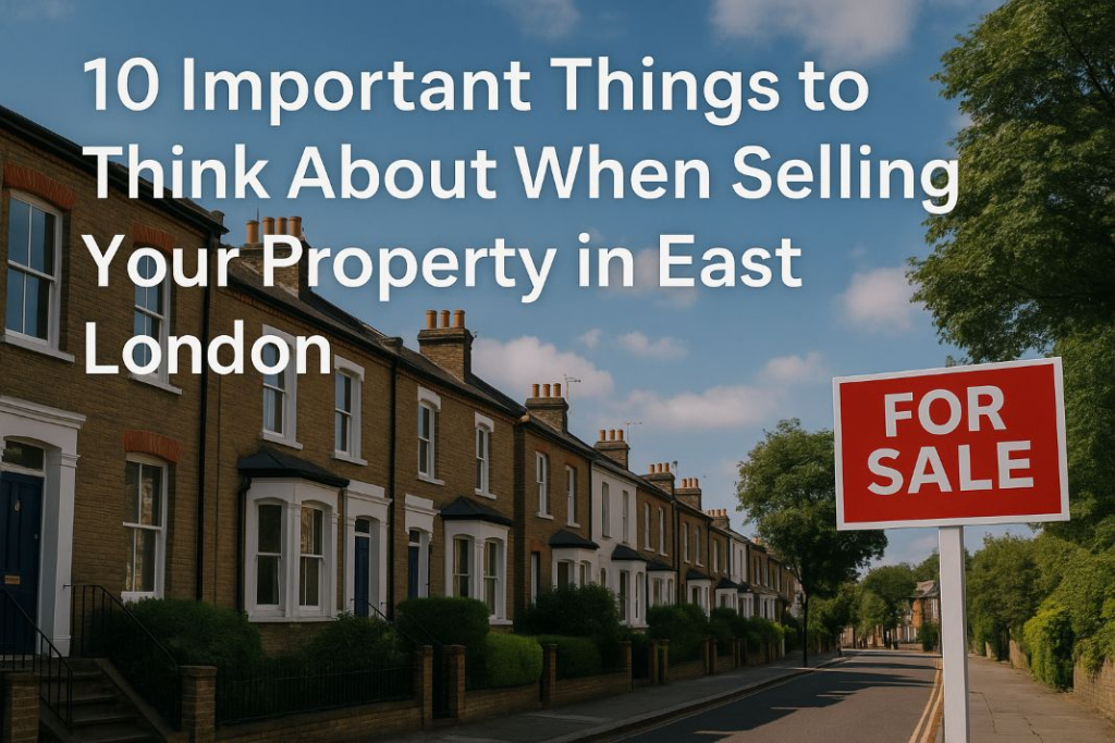 10 important things to consider when selling a property in east london - Barrain Estate Agents London