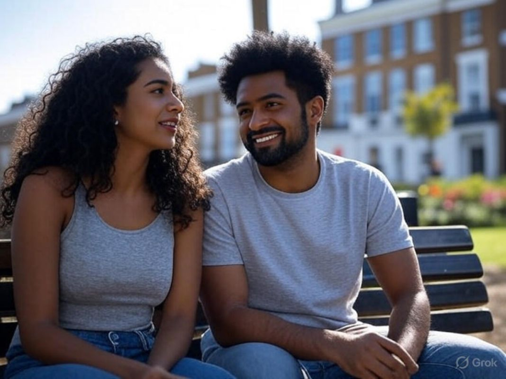 a couple of renters in tower hamlets - Image created by Grok AI